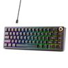 DIERYA DK68E 60% Compact Mechanical Gaming Keyboard with Hot-Swap, Gasket Mount, Creamy Keystroke Sound, Fully Programmable, Volume Knob, RGB