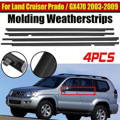 4 шт. уплотнители ремней безопасности для дверей для Toyota Land Cruiser 120 Prado 2003-2009 для Lexus GX470 2003-2009