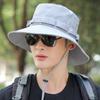 Men's Sun Hat with Large Brim, Outdoor Breathable Sun Hats Summer Fishing Hat, Foldable Fisherman Hat