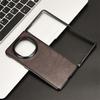 Для Mate X6 Litchi Grain Leather Skin Pattern PU и PC Book Cover Для Mate X6 Противоскользящая защитная задняя крышка