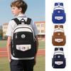 New Middle School Student Schoolbag Backpack, Load Reduction Ridge Protection, Lightweight Waterproof Nylon Backpack for Men and Women