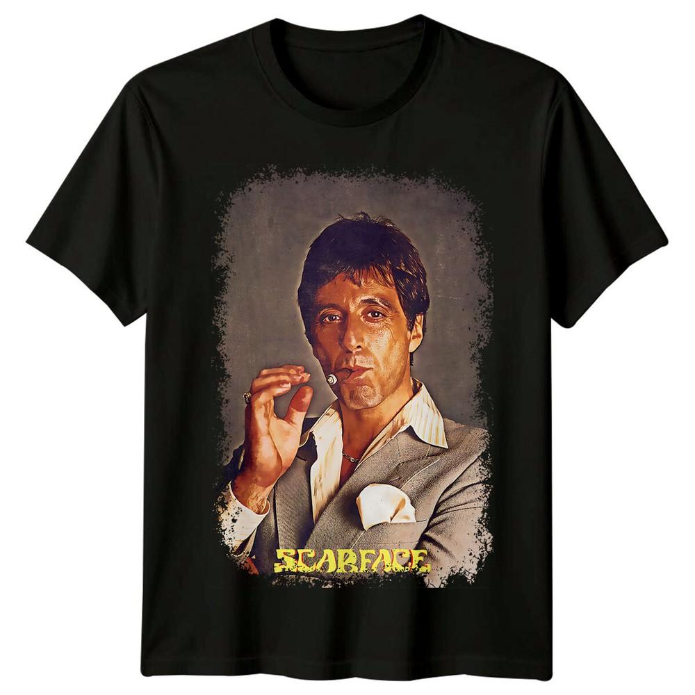 Scarface 1983 Movie Poster Inspired TShirt Retro Crime Thriller Tee Unisex
