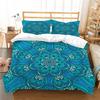Geometric Shape Series Quilt Cover Pillowcase Two Three Piece Set Polyester 3D Digital Printing