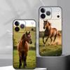 Чехол для телефона с изображением лошади A-Животное для iPhone 17, 16, 15, 14, 13, 12, 11 Plus, Pro Max, Другие Мягкий Черный Чехол