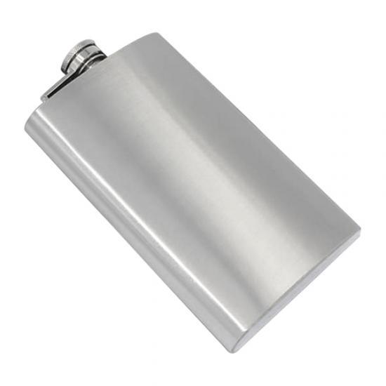 Stainless Steel Hip Liquor Whiskey Alcohol Flask Cap