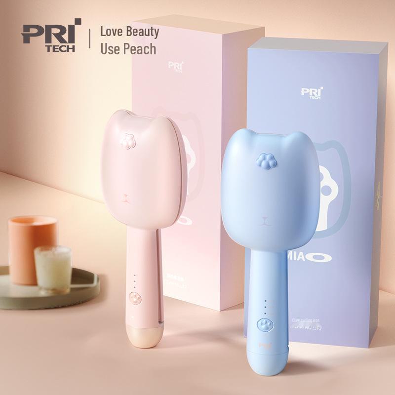 Pritech Cat Claw Egg Roll Curling Burning Щипцы для завивки волос - Портативные щипцы для завивки волос French Perm