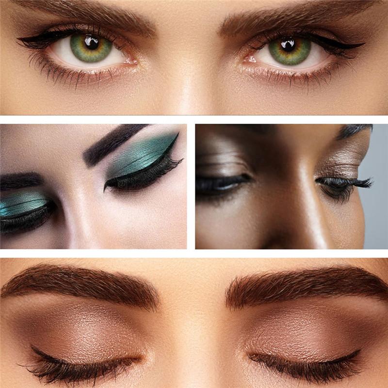 4 листа трафареты для макияжа глаз, шаблон для подводки для глаз, инструменты для формирования бровей, тени для век, шаблон для макияжа, инструмент для укладки, руководство по рисованию