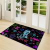 Neon Elephant Dreams Carpet Rug Soft Washable Antislip Home Living Room Sofa Mats Personalized Christmas Rug