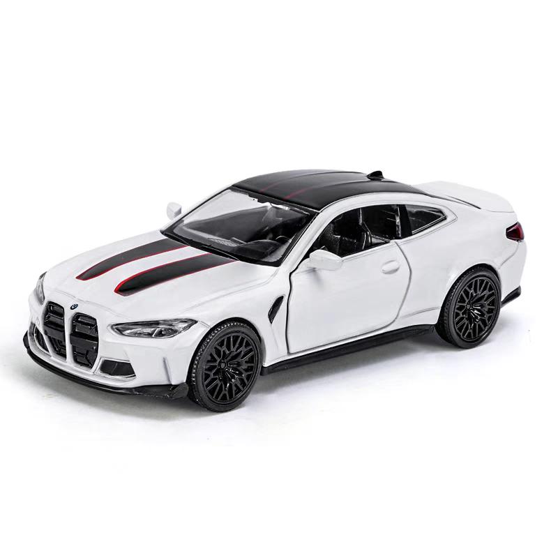 5-дюймовый металлический автомобиль, имитация изысканного литья под давлением, игрушечный автомобиль BMW M4 CSL Coupe RMZ city 1:36 моделей из сплава, подарки для детей