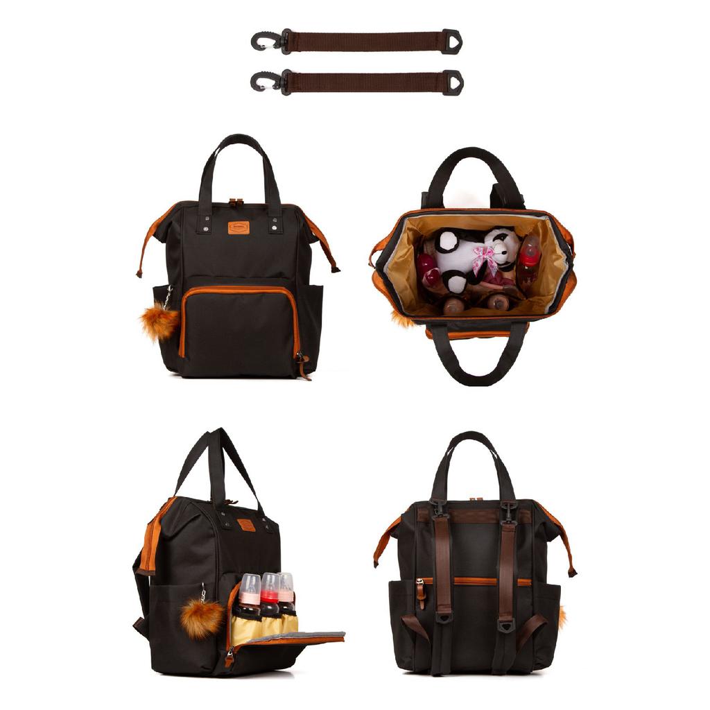 Mother Baby Care Backpack With Thermal Feeding Bottle And Mommy Bag Mother Baby Care Bag Thermal Feeding Bottle