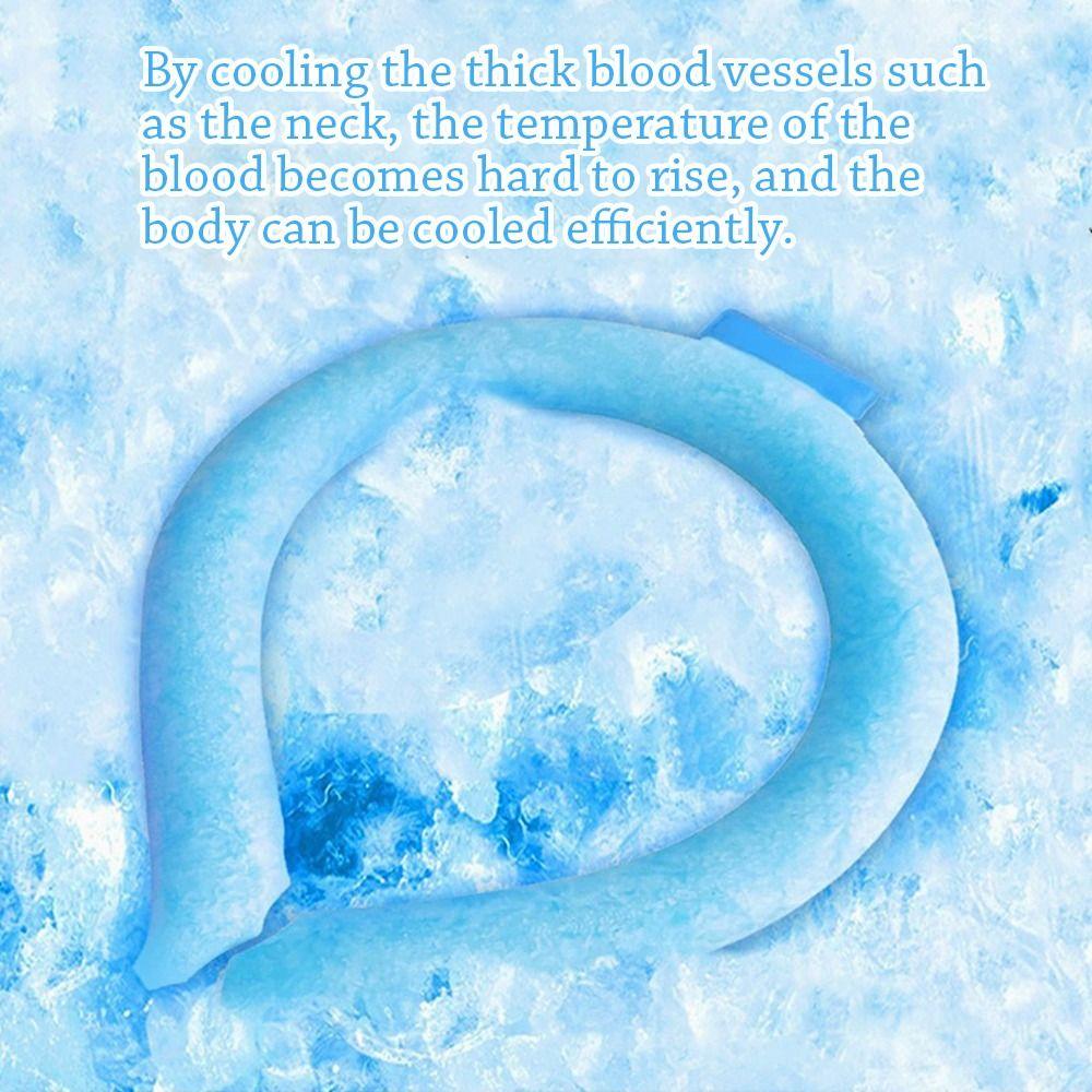 Лето для бега на открытом воздухе, ледяная подушка, холодный воротник, крутой шейный ремешок, охлаждающее кольцо для шеи
