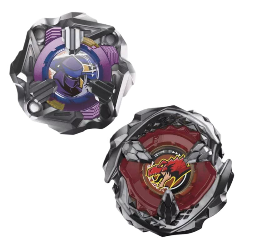 Beyblade X - Zestaw Beyblade Dwupak - Beat Tyranno I Knife Shinobi - F9586 G1542- Uzupełnienie