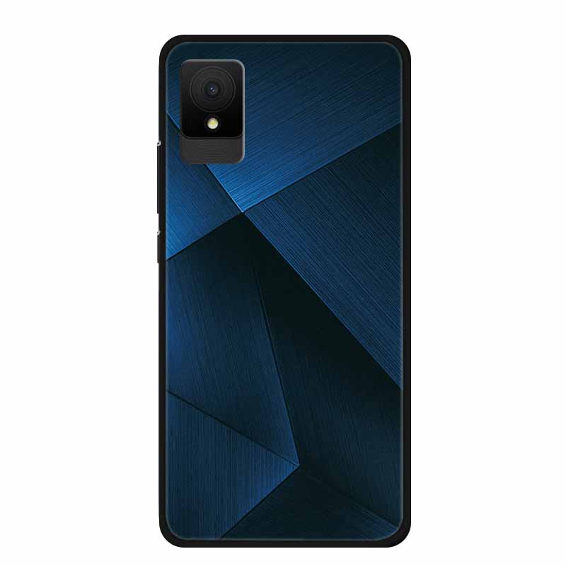 For TCL 505 Phone Cases Back Cover For TCL 502 Black Edge Silicone TPU Funda for TCL505 Marble Soft Case Colorful Coque Bumper