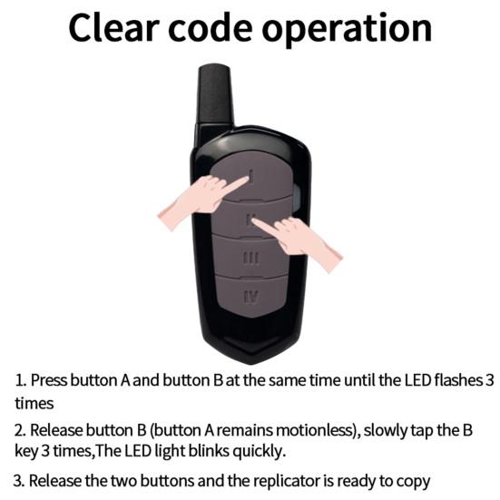 Мини-копия пульта дистанционного управления гаражными воротами, дублирование сигнала 33,92 МГц, клонирование с плавающим кодом, копирование нескольких обучающих кодов для беспроводных гаражных ворот