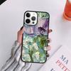 Масляная живопись Бохо Цветочный Арт Чехол для Телефона Для iPhone 17 Air 14 13 12 16Pro Max 15 Plus Чехол-Ракушка Max coque