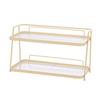 2 Tier Bathroom Countertop Organizer Counter Standing Rack Cosmetic Holder Storage Shelf Cosmetic