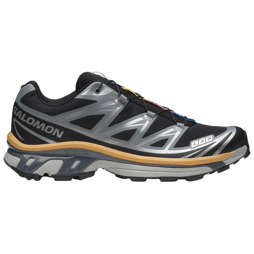 SALOMON XT-6 Comfortable Soft Durable Breathable Low-Top Casual Trail Running Shoes Unisex Sneaker Black 477394