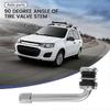 4Pcs/Lot YPQZW90DY6 7.15CM 2.5 Chrome Tire Valve Stems 90 Degree Angled Size XL,Universal Various M