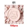 100PCS51Colors Wax Bean Envelope Invitation Letter Stamp Sealing Wax Special Mud Sealing Wax