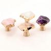 Best Hot Clear Rose Quartz Amethyst Cabinet Door Handle for Festive Decorations and Healing