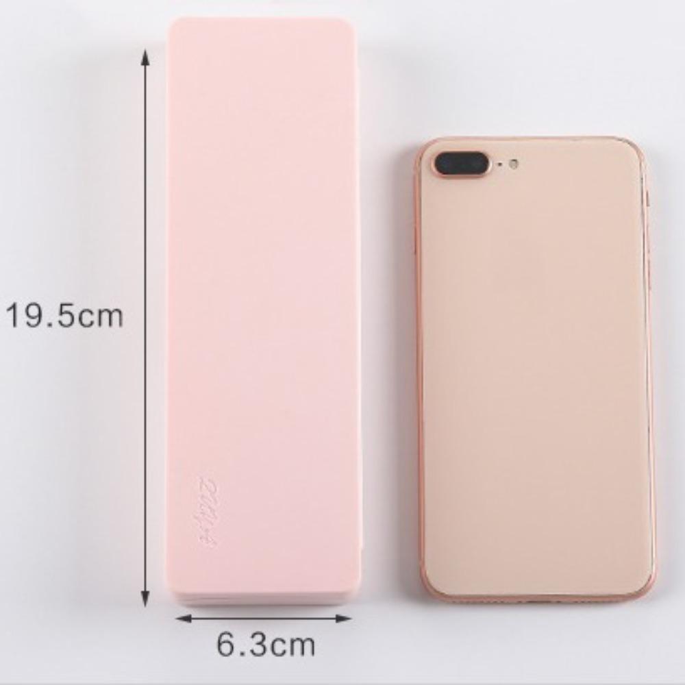 Frosted Pencil Box Plastic Stationery Storage Box School Office Supplies Pencil Case Students