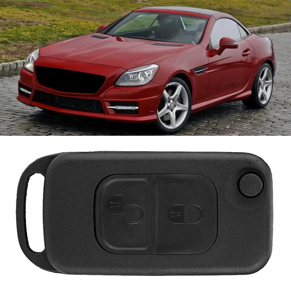 Flip 2 Button Remote Key Fob Case Shell Cover Fit For Mercedes Benz SLK Class E113 ACES W168