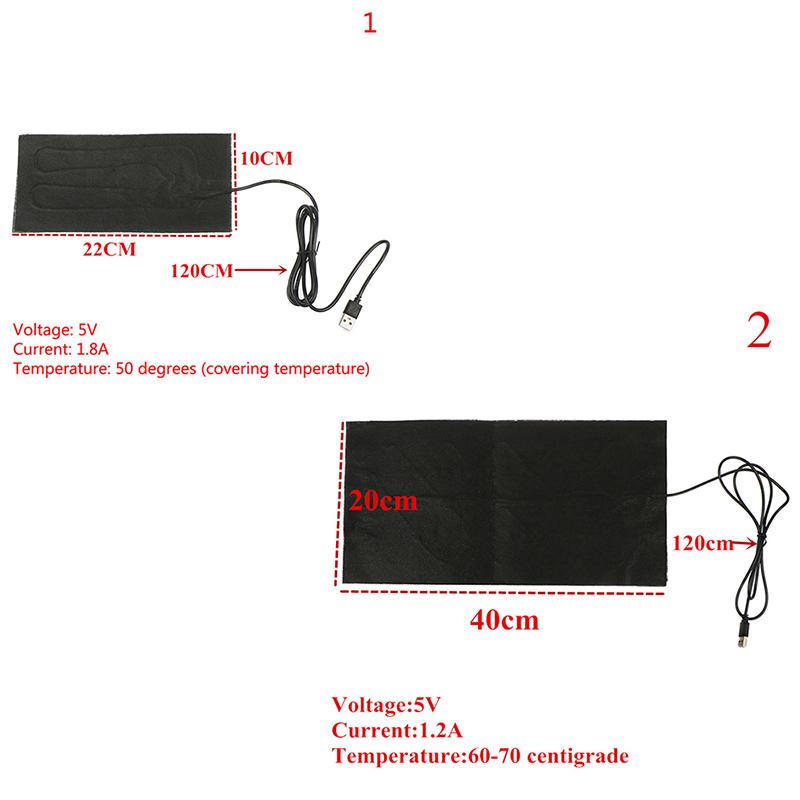 5V Usb Warm Pads Fast Heating Heater Pet Cushion Warmer For Cloth Vest Shoes