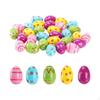 36 шт. Наполняемые пасхальные яйца, сувениры для вечеринки, разноцветные, яркие, призы для класса, наполнители для корзин для