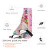 Karol G Happy Valentines Day Beach Towel Soft Microfiber Quick Dry Absorbent Quick Towels For Swimming