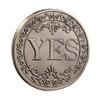Креативная коллекционная монета из сплава «Да или нет», монета с решением, художественная коллекция, двухсторонняя подарочная памятная золотая монета