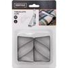 Clip pour nappe - NERTHUS - Clips ajustables - Acier inoxydable - Argenté - Réutilisable et robuste