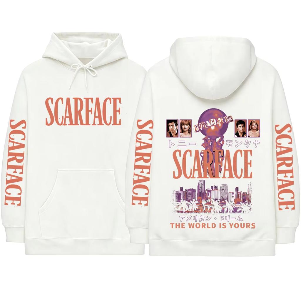 Movie Scarface Tony Montana(Played by Al Pacino) Hoodie, Unisex Fashion Loose Long Sleeve Sweatshirt Women And Men Hoodies