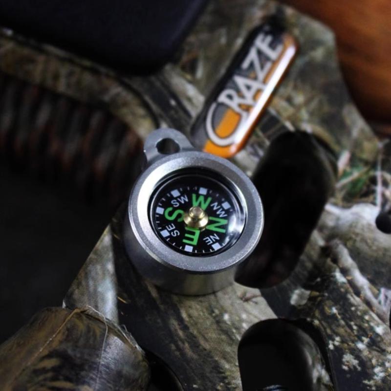 Мини Компас из Алюминиевого Сплава Брелок Подвеска для Ключей Туризм Кемпинг Мини Портативный Компас Шарм для Сумки