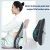 Car Seat Office Chair Massage Back Lumbar Support Memory Cotton Ventilate Cushion Pad Back Lumbar Cushion for Car Driver