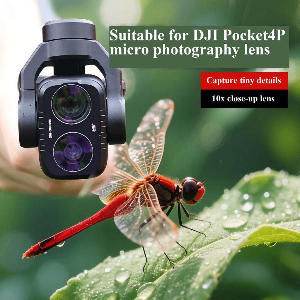 Macro Lens Filter for DJI Osmo Pocket 4 Pro UV CPL VND(ND2-5/6-9) GND Black Mist Filter Night Star 4P Wide-Angle Lens Filters 6