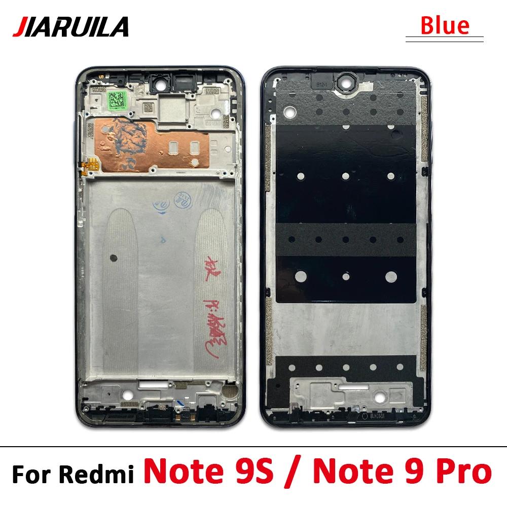 NEW Front Housing Middle Frame LCD Frame Screen Bezel Cover Holder Replacement Parts For Xiaomi Redmi Note 7 8 Pro 9S 9 Pro