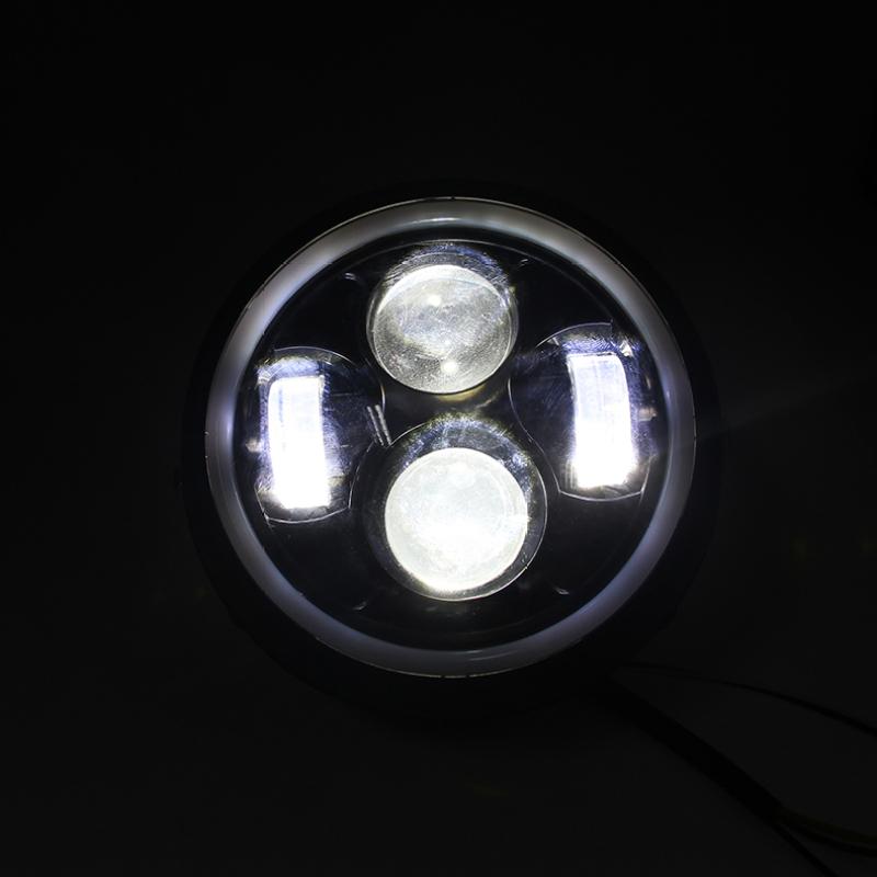 1шт 5,75 "мотоциклетный светодиодный ретро-круглый указатель поворота фар для Sportster Cruiser