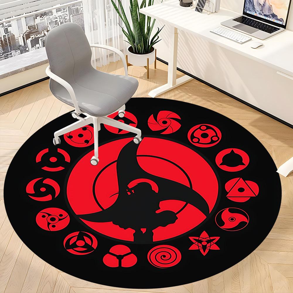 Круглый ковер NARUTO для офиса, под офисные стулья, спальни, гостиной, домашний декор a0908161
