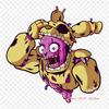 Five Nights At Freddy'S 2 Nightmare Human Body Iron On Heat Transfer Printing Vinyl Patches Sticker for Clothes DIY Appliques Washable Patches