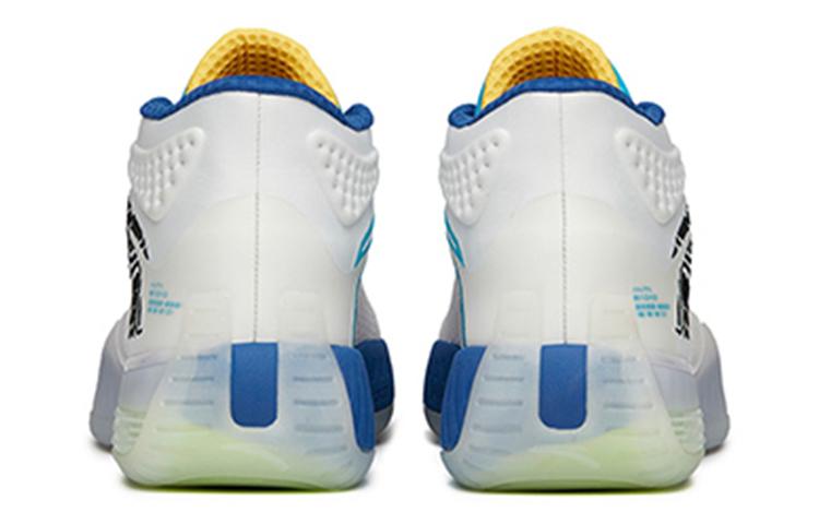 Men's Sneakers ANTA Basketball Collection Basketball Shoes Men's Mid-top Anta White/Spectrum Blue/Black
