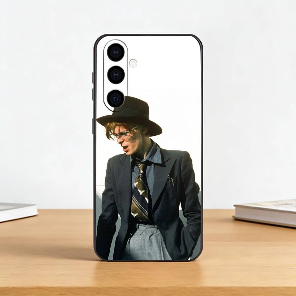 Singer D-David Bowie Phone Case For Samsung Galaxy A73,A72,A71,A70,A53,A52,A51,Soft Silicone Black Cover