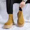 Ботинки челси мужские весна-осень High Street Rhubarb Boots 2024 Новые короткие ботинки с высоким верхом British Smoke Boots 44161-R