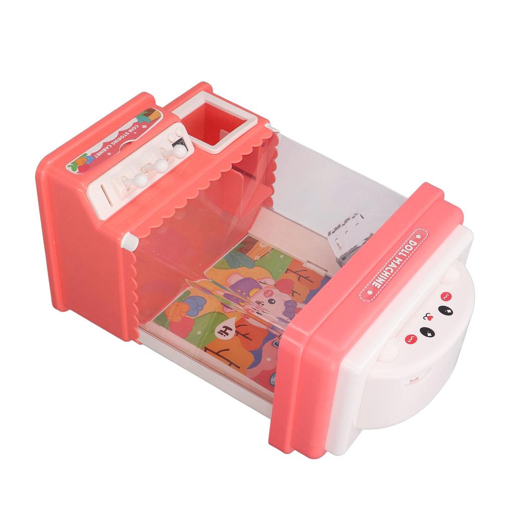 Электрическая кукольная машина с функцией звукового хронометража, монетоприемник, маленькая машина для захвата когтей для семьи