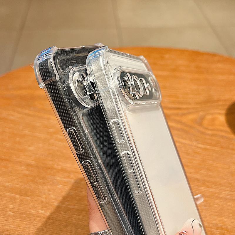 Cute Panda Pattern TPU Phone Case For Google Pixel 9 Pro Pixel 9 Pro XL Soft Silicone Transparent Back Cover For Google Pixel 9A
