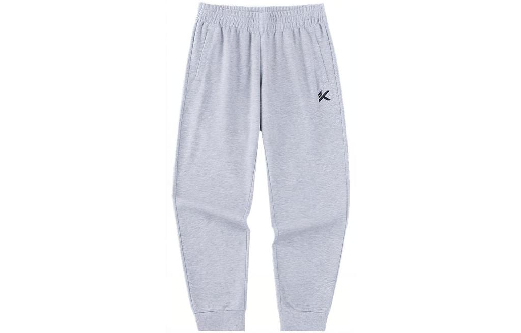 Men's Anta Basketball Collection Knitted Sweatpants Men's Gray