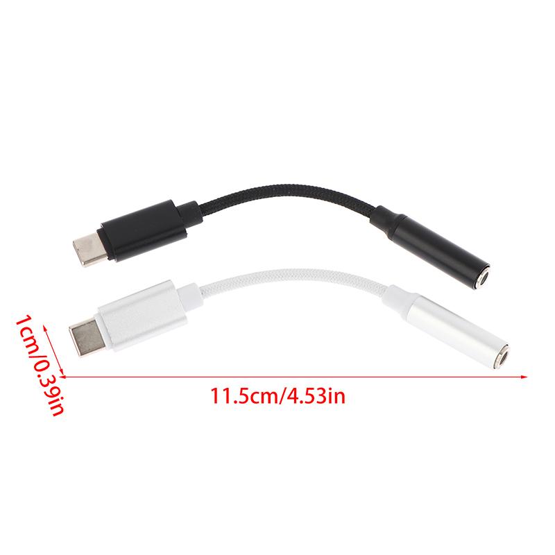Адаптер USB Type C на 3,5 мм Aux Кабель-переходник Type-C 3 5 разъем Аудиокабель Кабель для наушников Конвертер Для телефона Кабель адаптера цифрового аудио