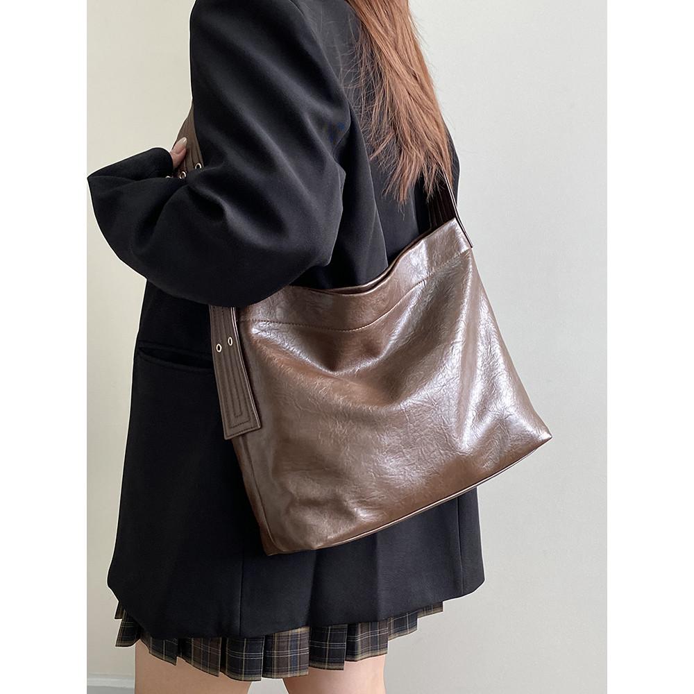 Ielgy Autumn Winter Melade Color Series Large Capacity Tote Bag