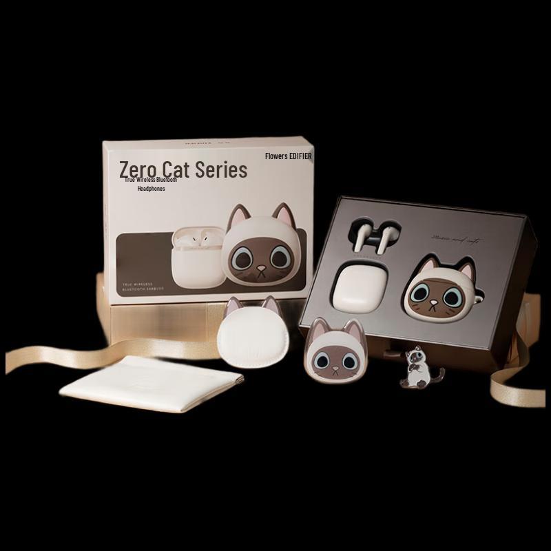 Edifier Беспроводные наушники-вкладыши серии Zero Meow TWS - Подарочная коробка Siamese Cat Edition