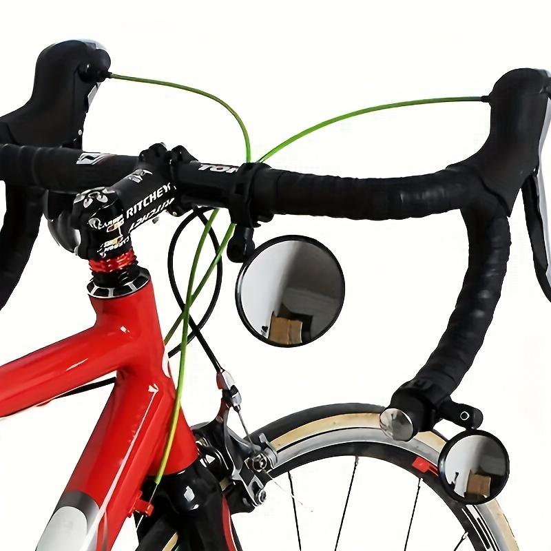 Выпуклые велосипедные зеркала заднего вида, прозрачные, светоотражающие, регулируемые, для горных и электрических велосипедов