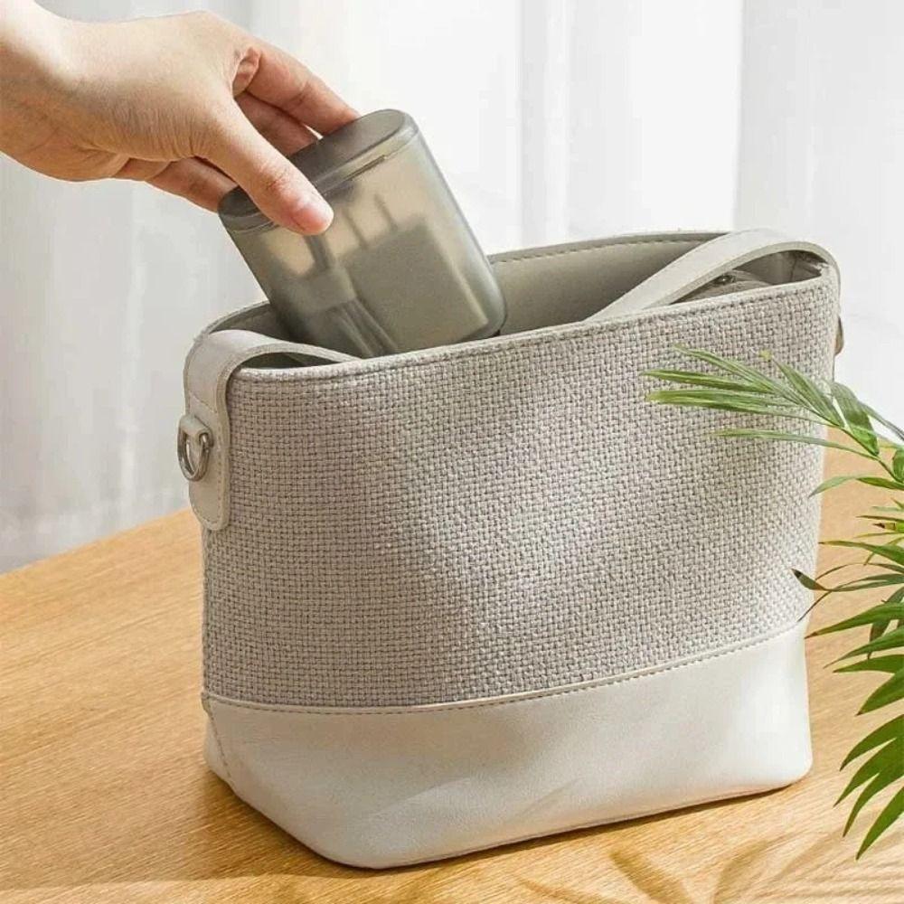 With Cover Cable Wire Container Box Transparent Mobile Phone Charger Box Desktop Storage Box